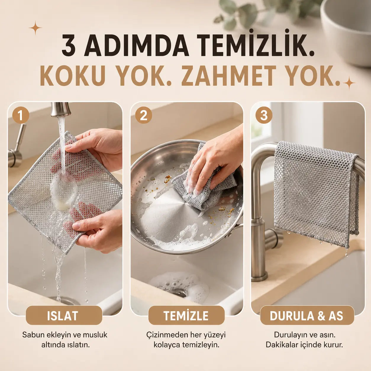 Cleantify Mesh Temizlik Bezi