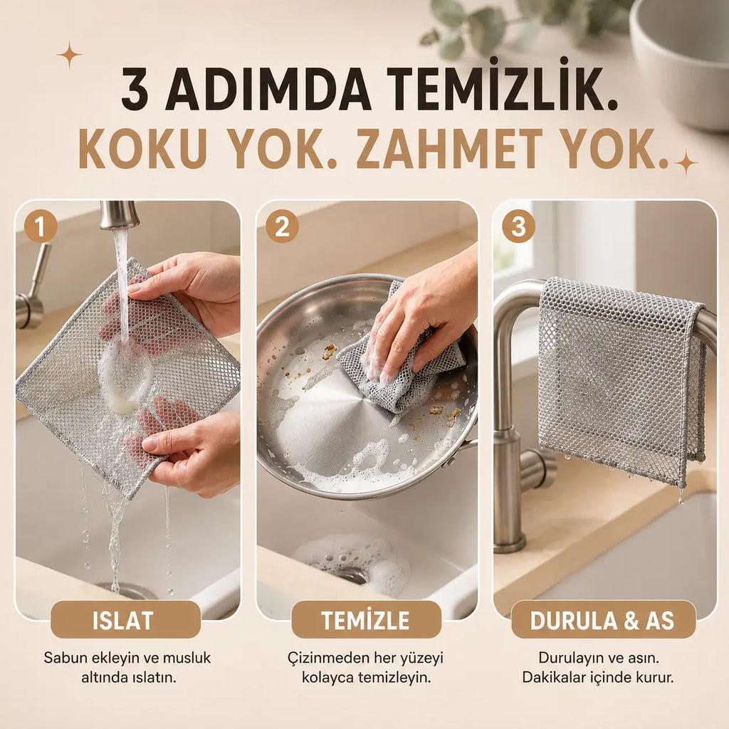 Cleantify Mesh Temizlik Bezi