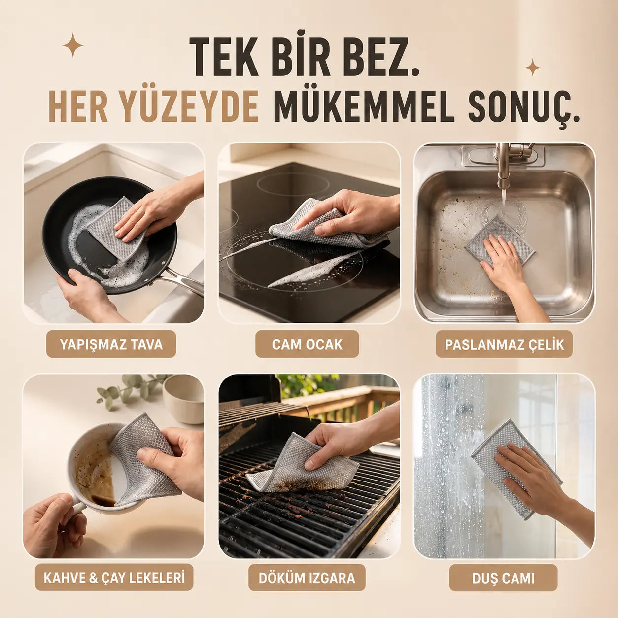 Cleantify Mesh Temizlik Bezi